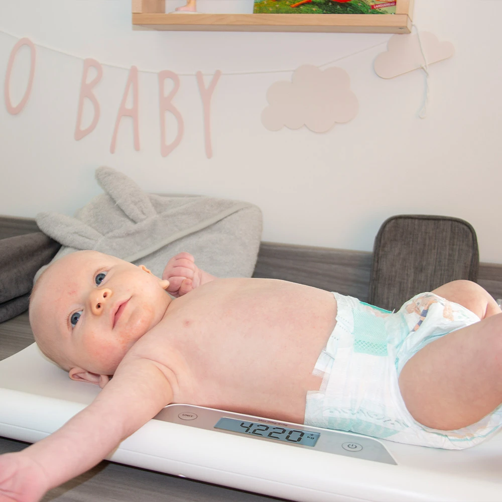 B-Pèse Bébé Digital Blanc De Bo Jungle 3 B-Pèse Bébé Digital Blanc De Bo Jungle – Image 3