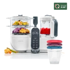 Pack Batch Cooking Nutribaby(+) & 3 Babybols 250mL Blanc De Babymoov