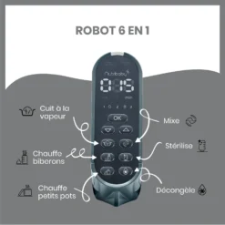 Pack Batch Cooking Nutribaby(+) & 3 Babybols 250mL Blanc De Babymoov -CYBEX || Beaba || Stokke Soldes Boutique 01174504 4