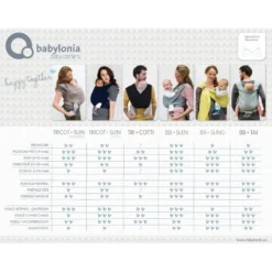 Écharpe De Portage Anneaux BB-Sling épaule Rembourrée Black Beans De Babylonia -CYBEX || Beaba || Stokke Soldes Boutique 0667166 1