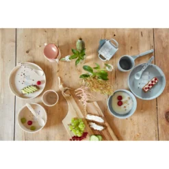 LÄSSIG Tiny Farmer Coffret Repas Enfant Mouton & Oie Nature De Lässig -CYBEX || Beaba || Stokke Soldes Boutique 10119856 1