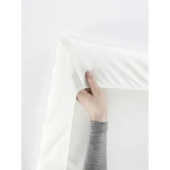 Drap Housse Bio Pour Lit De Voyage Light Blanc De BabyBjörn -CYBEX || Beaba || Stokke Soldes Boutique 23662593 2