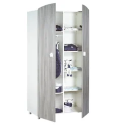 Hugo Armoire 2 Portes Gris / Blanc De Sauthon Baby's Sweet Home 5 Hugo Armoire 2 Portes Gris / Blanc De Sauthon Baby's Sweet Home -CYBEX || Beaba || Stokke Soldes Boutique 66857287 1