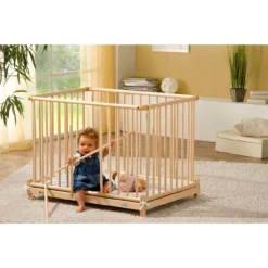 Parc Euro Scandinave Naturel / Blanc De Geuther -CYBEX || Beaba || Stokke Soldes Boutique 78263680 4